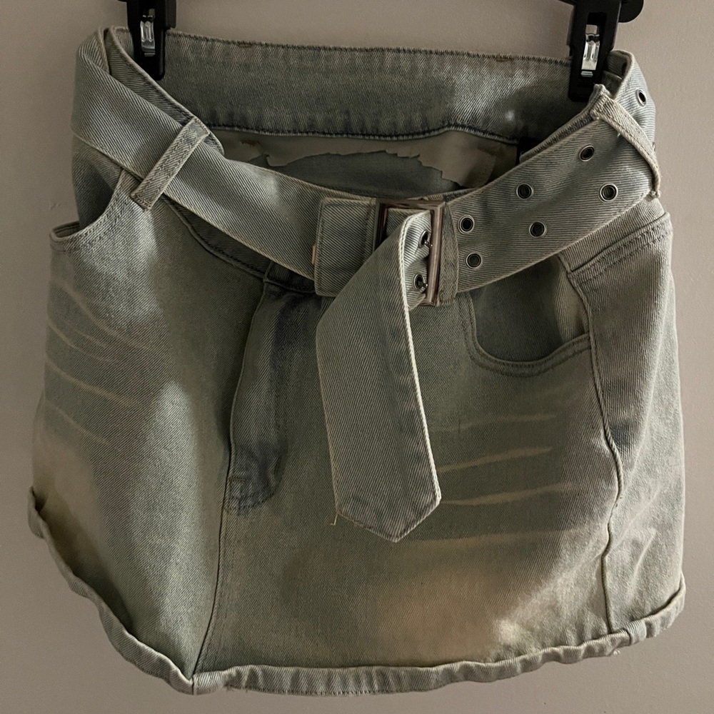 Windsor Light Blue Denim Skirt